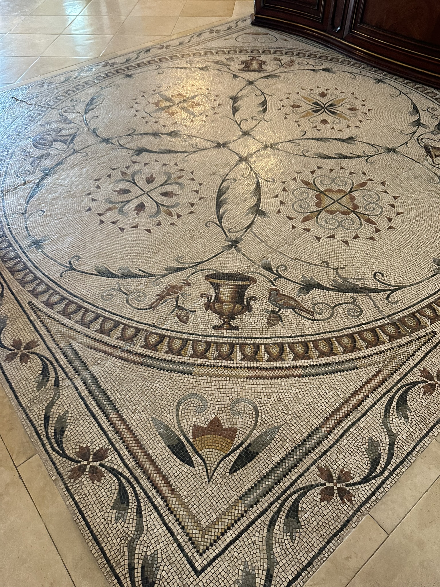 The craft is not lost   a mosaic laid in our own time
