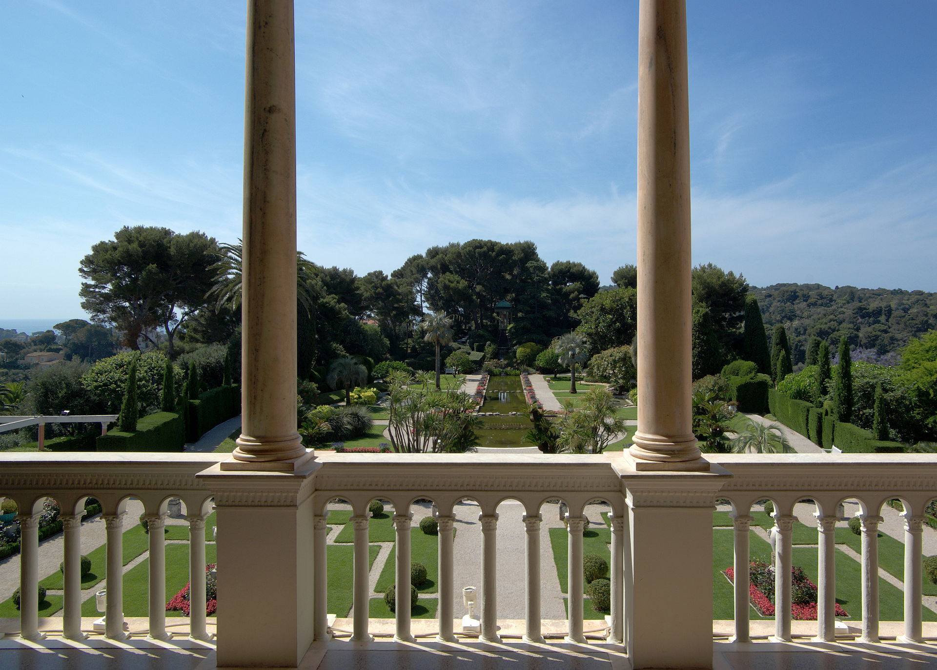 The gardens at Villa Ephrussi